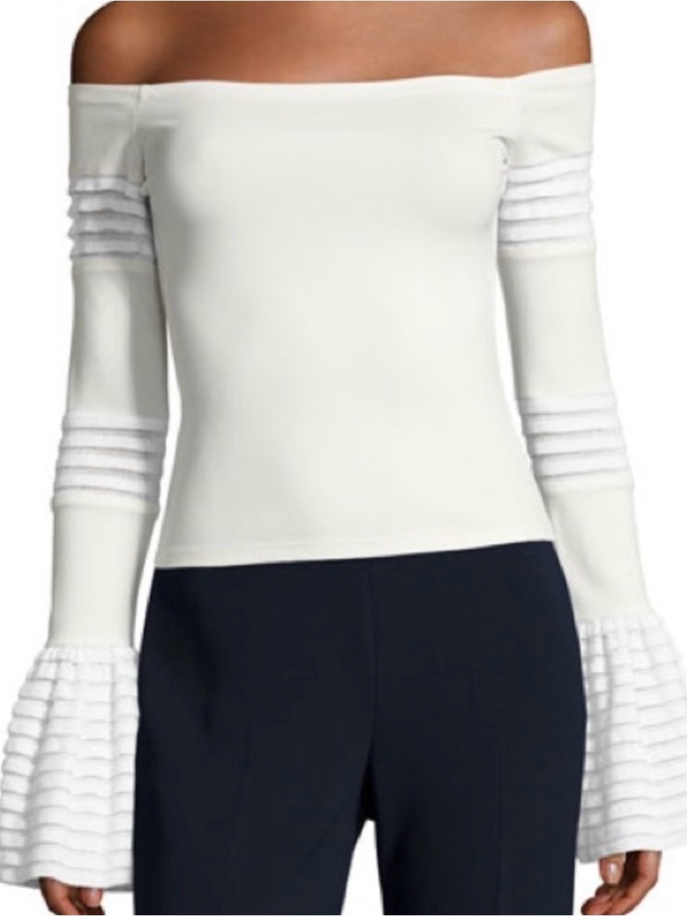 Alexis Gryffin Off The Shoulder Bell-Sleeve Top